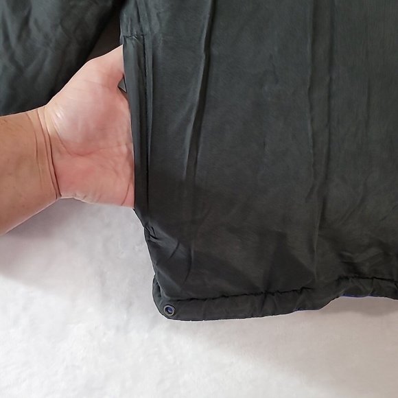 VTG Fuda Sport Fleece Lined Silk Windbreaker Coat Men's Size Medium Reversible - Picture 14 of 16